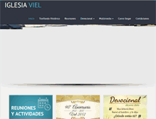 Tablet Screenshot of iglesiaviel.com